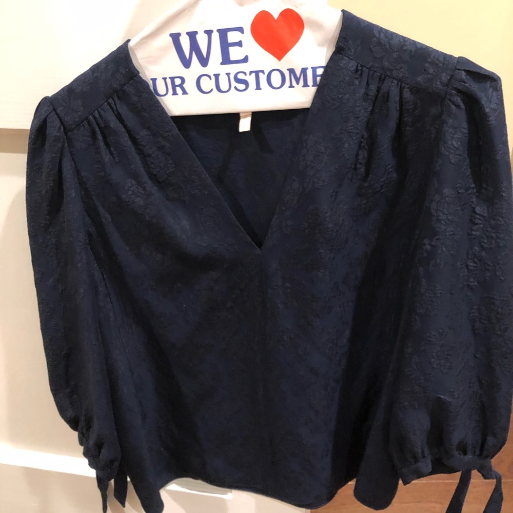 Rebecca Taylor blue top